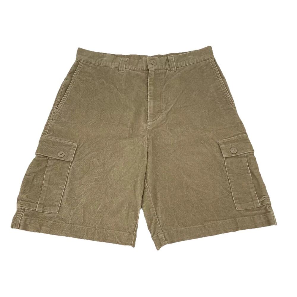 Patagonia Corduroy Cargo Shorts Mens 34 Beige‎ Style 57640